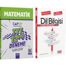 Çap Yayınları Çap Tyt Matematik Deneme ve Akm Dil Bilgisi Soru Bankası Seti 2 Kitap