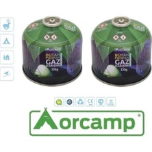 Özbience 230 gr Gaz Kartuşu Tüp, 2'li Paket, Güç ve Performans Için Ideal