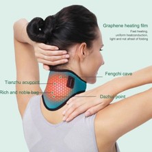 PremiumPort Elektrikli Boyun Masaj Aleti, Zaman ve Isı Ayarlı, Rahatlatıcı Tasarım