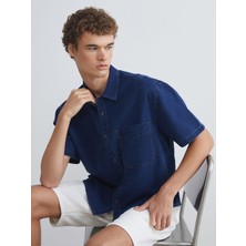 Lc Waikiki Yeni Sezon Regular Fit Kısa Kollu Erkek Jean Gömlek