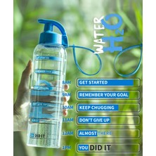 Özbience Şeffaf 750 ml Cam Matara, Hafif ve Sızdırmaz Tasarım