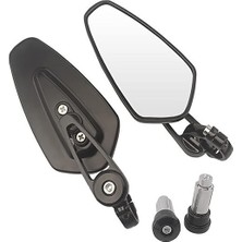 Motosiklet Gidon Aynası Siyah Tak Kullan