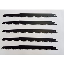 5'li Ahşap ve Kemik Testeresi Seti, Tilki Kuyruğu Tasarımı