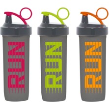 Özbience Renkli Desenli Shaker Matara, Spor ve Günlük Kullanım Için Şık ve Hafif