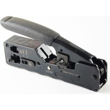 Çoklu Cat7, Cat6, CAT5E, Cat5 RJ45 ve RJ11 Ethernet Uçları Seti