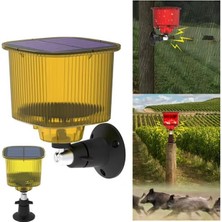 Sh Ticaret PM-26956 Mikrofonlu Sesli Hayvan Kovucu Alarm Cihazı Solar Panelli