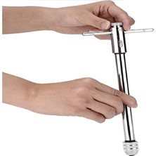 Diş Açma Cırcırlı Klavuz Kolu Uzun No:20 M5 - M12, Dayanıklı ve Güvenilir