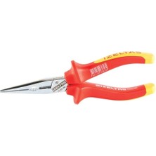 Düz Uçlu Elektrikçi Kargaburun Pense 1000V, 160 Mm, Izoleli
