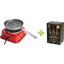 Özbience Mini Kare Elektrikli Ocak ve 1 kg Kömür ile Pratik Kullanım