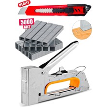 Çok Amaçlı Ahşap Çerçeve Zımba Tabancası Seti Hediye Dahil