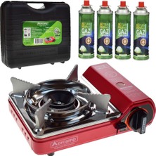 Özbience Mini Kamp Ocağı ve Gaz Kartuş Seti, Taşınabilir ve Güvenli Kullanım