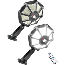 Ett ZB-168A Kumandalı Sensörlü Beyaz Solar Aydınlatma