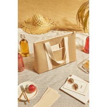 Özbience Jüt Buzluk Termal Piknik ve Seyahat Çantası 43X35X13