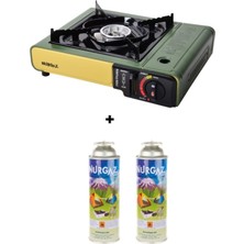 Özbience Portatif Ocak Seti, 2 Kartuşlu, Hafif ve Pratik Kullanım