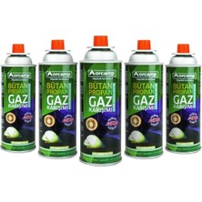 Özbience Kamp Kartuş Tüp 227 gr 5'li Paket, Güçlü ve Dayanıklı Alet Seti