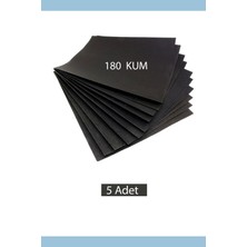 Set Halinde 5 Adet S180 Zımpara Kağıdı, Yüksek Performanslı Temizlik Için