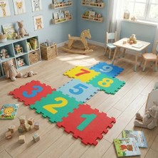 HERŞEYBURDAMODA 9 Parça Sayılar Puzzle Yer Matı