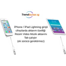 Zore Iphone / Ipad Lightning USB Aktarım Kablosu ( Resim , Video , Müzik )