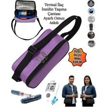 Özbience Insülin Taşıma Termal Çanta, Ayarlı Omuz Askılı, Güvenli ve Hafif