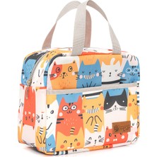 Özbience 8 Lt Termal Yemek Çantası, Sıcak ve Soğuk Beslenme Taşıma Çantası