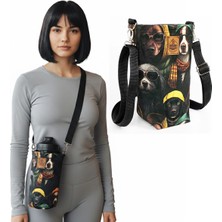 Özbience Sevimli Köpek Figürlü 2l Termos ve Matara Kılıfı