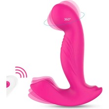 Skygo Giyilebilir Şarjlı Uzaktan Kumandalı Döner Başlı Klitoris Uyarıcılı Anal Vibratör