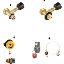 Özbience Kamp Kartuşu Dolum Seti, Dar ve Geniş Çemberler Için, 4 Parça