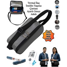 Özbience Insülin Taşıma Termal Çanta, Ayarlı Omuz Askılı, Pratik ve Hafif