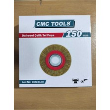 Dairesel Çelik Tel Fırça 150 mm Kaliteli, Dayanıklı ve Çok Amaçlı