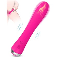 Skygo Isıtmalı Şarjlı  Güçlü Titreşimli Esnek Silikon Vibratör 17.5 cm