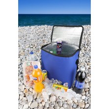 Özbience Mavi 25 Lt Su Geçirmez Termos Çanta, Soğuk Sıcak Muhafazalı, Outdoor Kamp ve Piknik Için