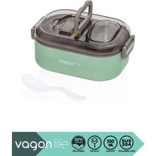 Özbience Paslanmaz Çelik 550ML Öğle Yemeği Kutusu, Şık ve Pratik Tasarım