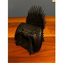 Fabrion Game Of Thrones Demir Taht Tasarımlı Ps5 Dualsense Standı | 3D Baskı Gamer Masaüstü Dekoru