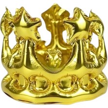 Parti Sürprizi Gold Kral Tacı Şekilli Folyo Balon 1 Adet