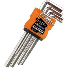 EAS180 Alyan Seti, 9 Parça, 180 Mm, Çok Amaçlı Takım, Dayanıklı ve Güçlü
