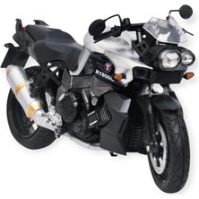 Getittir 1:12 Ölçekli Model Motosiklet -  HX792-1- Gri (Lisinya)