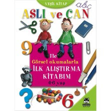 Getittir Aslı ve Can ile Görsel Okumalarla Ilk Alıştırma Kitabım (Yeşil Kitap)