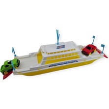 Getittir Feribot Araç Taşııyan Gemi 45 cm - Sarı (Lisinya)