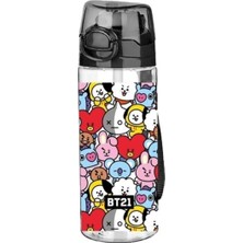 Özbience Renkli 700ML Matara, Kırtasiye ve Oyuncak Teması, Günlük Kullanım Için Ideal