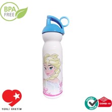 Özbience Bpa Free 680 cc Elsa Frozen Desenli Çocuk Matara
