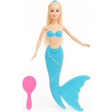 Getittir Deniz Kızı Işıklı Bebek - 2348/1-3 - Mavi (Lisinya)