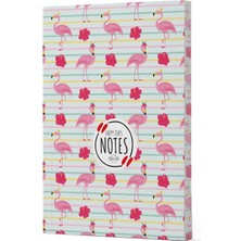 Getittir Flamingo 2 - Yan Boyamalı Çizgili Defter
