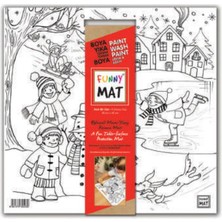 Getittir Funny Mat - Karlı Bir Gün 40X40CM