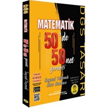 Getittir Tasarı Dgs Matematik 50 De 50 Net Garanti Soru Bankası