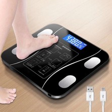 Getittir Akıllı Kablosuz Dijital Banyo ve Vücut Yağ Ağırlık Ölçeği Vücut Kompozisyonu Analizörü Bluetoothlu Tartı ( Lisinya )