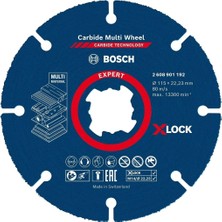 Bosch 115 mm Kesme Diski, Güçlü ve Dayanıklı, Çok Amaçlı Kullanım