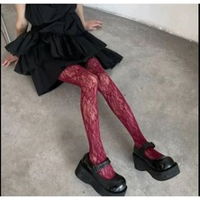 Zes Store Zes Romantik File Desenli Külotlu Çorap