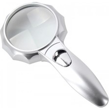 Getittir -4x 6 LED Işık Aydınlatma 75MM Optik Lens El Büyüteç ( Lisinya )