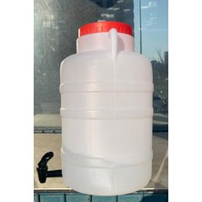 Özbience 38 Litre Büyük Boy Bahçe ve Kamp Su Bidonu, Musluklu, Dayanıklı