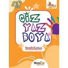Getittir Çiz Yaz Boya Ingilizce Boyama Kitabı